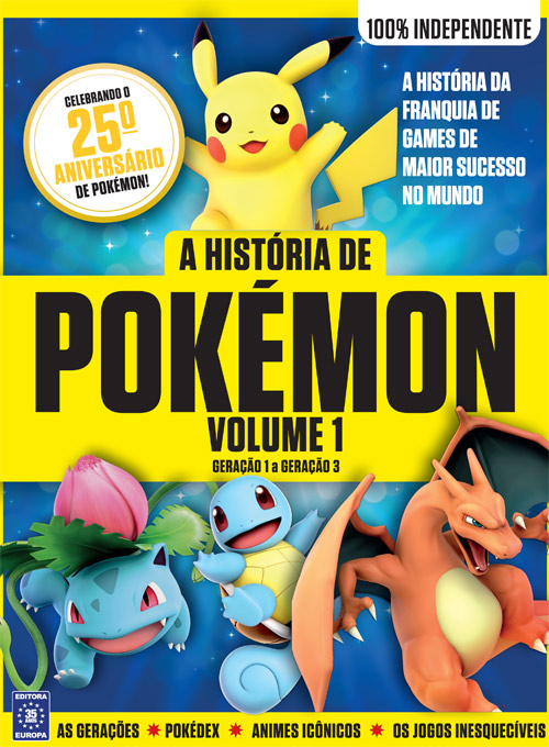 A História de Pokémon 1 – Geração 1 a 3