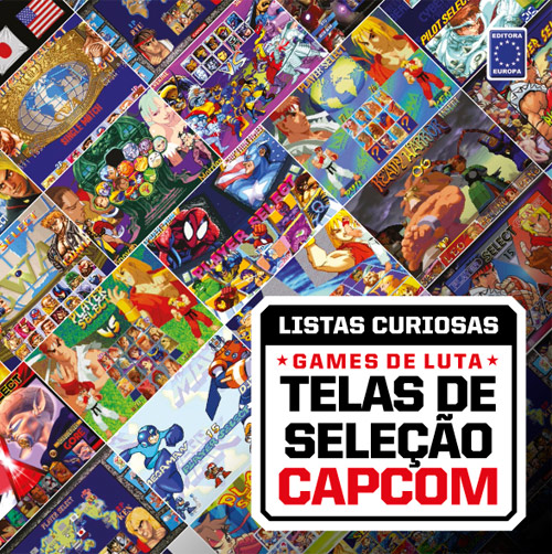 Coleção Listas Curiosas – Games de Luta – Telas de Seleção Capcom