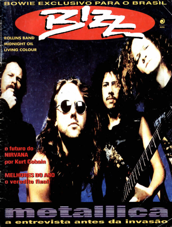 Bizz 93 – Metallica – A entrevista antes da invasão