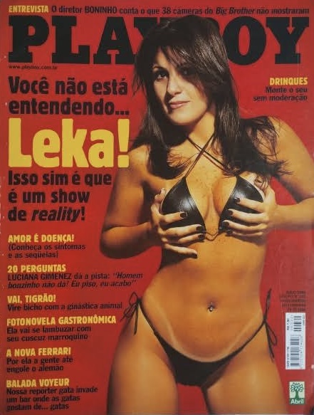 Playboy 322 – Leka Begliomini – Big Brother Brasil 1