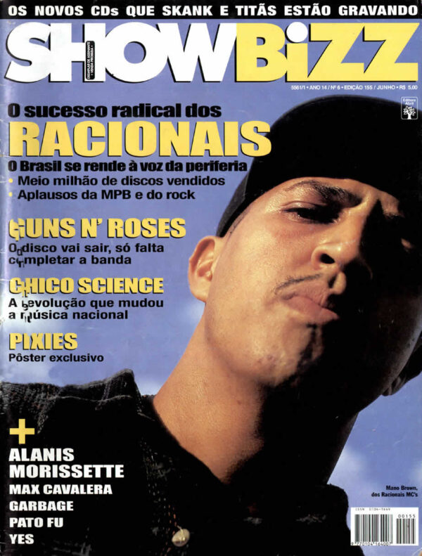 Show Bizz 155 – Mano Brown – Racionais MC’s
