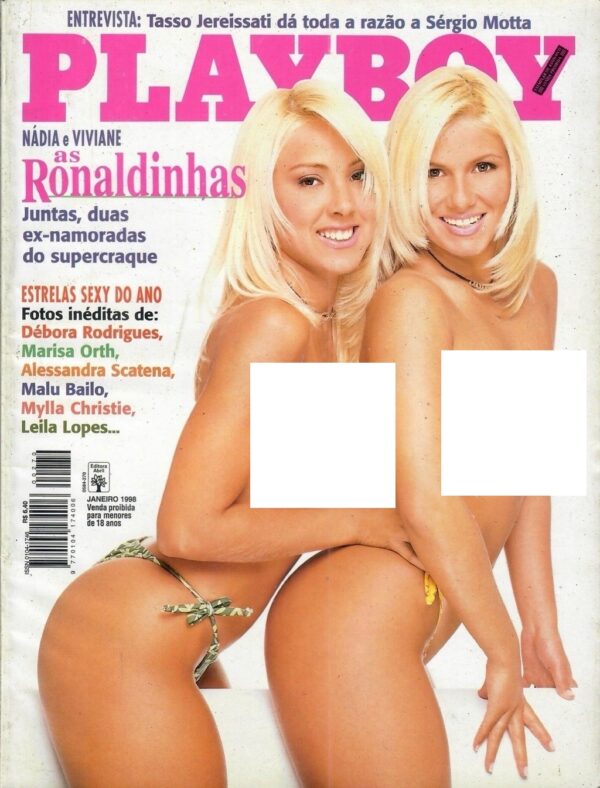 Playboy 270 – Nádia França e Viviane Brunieri – As Ronaldinhas
