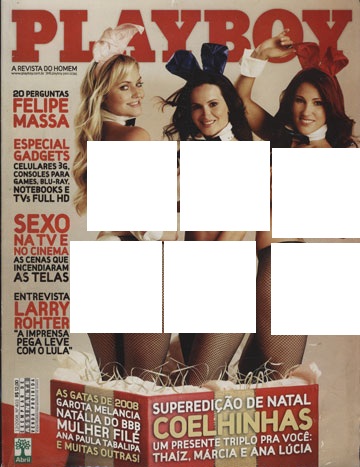 Playboy 403 – Coelhinhas – Ana Lúcia Fernandes, Márcia Spézia e Thaíz Schmitt