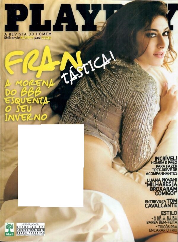 Playboy 409 – Francine Piaia – Big Brother Brasil 9