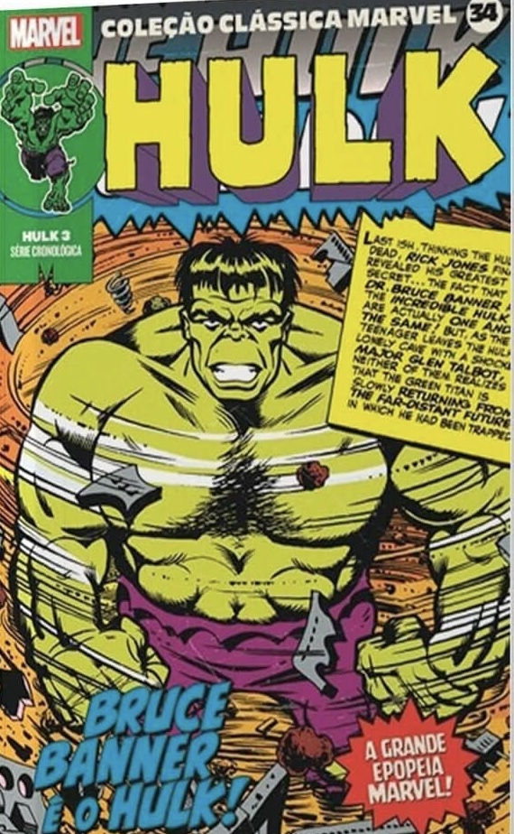 Coleção Clássica Marvel 34 – Hulk 3